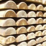 Demi-rondin traité autoclave