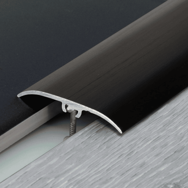 Barre de seuil de porte multi-niveaux Harmony aluminium plaxé teinte chêne  41x2700 mm - DINAC