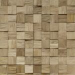 Lambris déco 3D - Chêne cube naturel