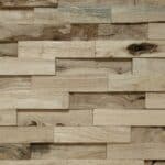 Lambris déco 3D - Hévéa naturel