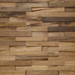 Lambris déco 3D - Merbau