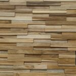 Lambris déco 3D - Teck