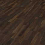 Parquet contre-collé 3 frises - Chêne animé fumé 9034