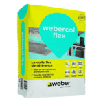 WEBER - Colle à carrelage webercol flex blanche
