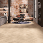 Sol stratifié Allure bâton rompu - Chêne Jasmin 464