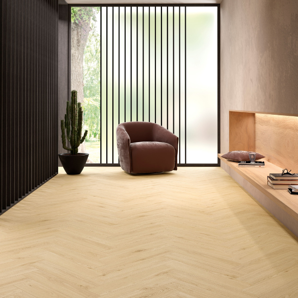 Sol stratifié Allure bâton rompu - Chêne Tunis 907 – Image 2