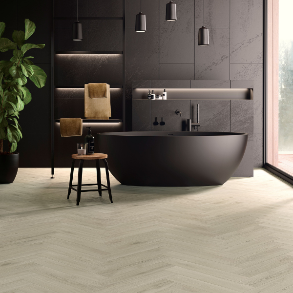 Sol stratifié Allure bâton rompu - Chêne zinc 902 – Image 2