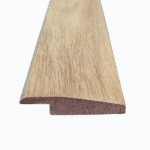 Seuil à rattrapage de niveaux 9 mm - chêne massif vernis aspect bois brut - fabrication artisanale - 930 mm