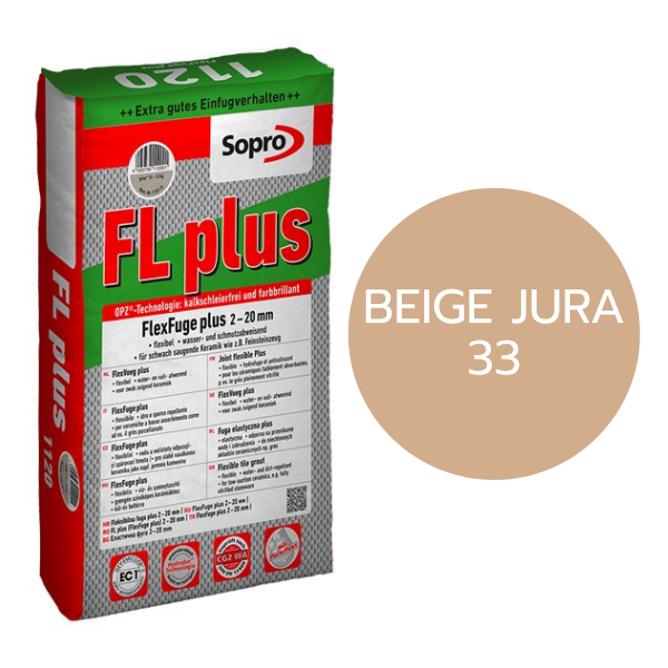 SOPRO - Joint flexible FL PLUS - Beige Jura 33 - 5kg – Image 1