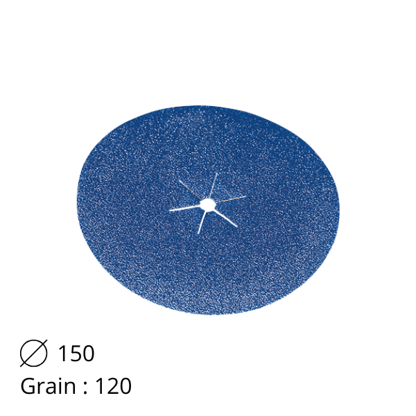Disque zirconium Bona 8300 Ø 150 mm – Grain 120 – Image 1