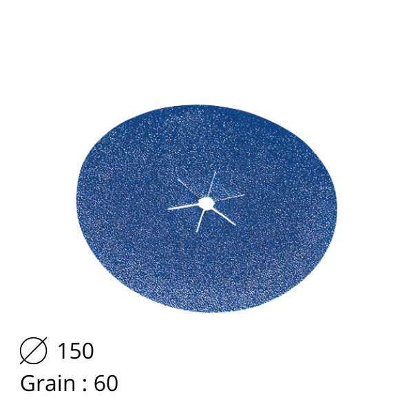 Disque zirconium Bona 8300 Ø 150 mm – Grain 60 – Image 1
