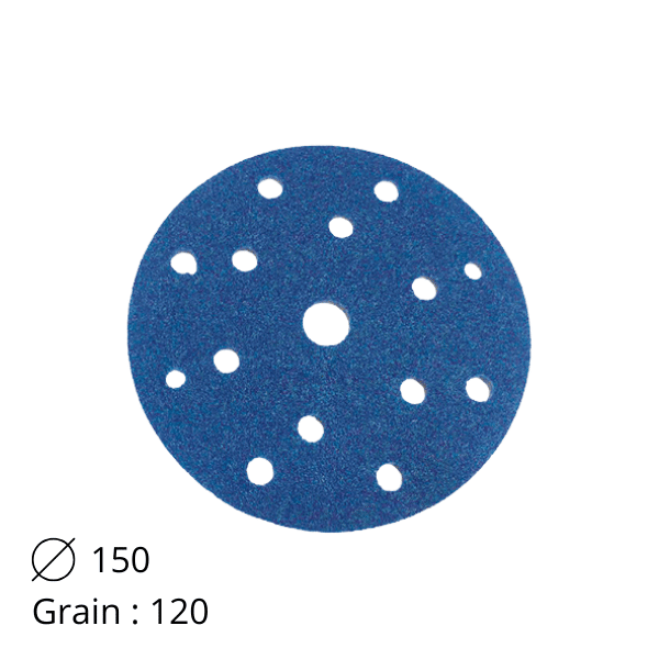 Disque zirconium perforé Bona 8300 Ø 150 mm – Grain 40 – Image 1