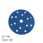 Disque zirconium perforé Bona 8300 Ø 150 mm – Grain 80